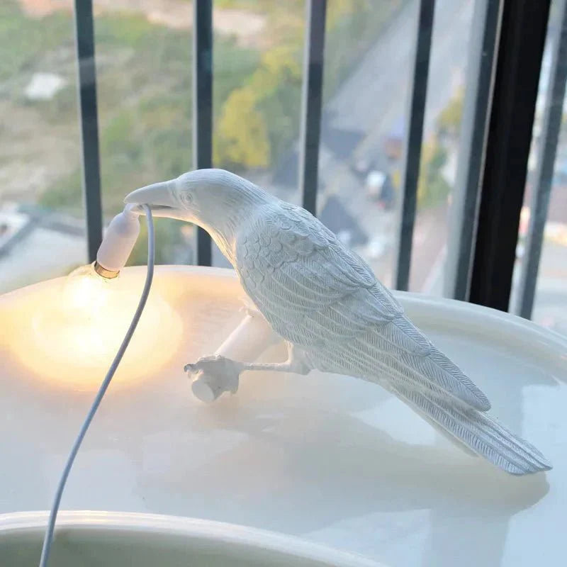 Modern Lucky Bird Table Lamp – Elegant & Creative Home Décor - Quincelle.co