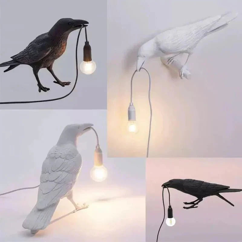 Modern Lucky Bird Table Lamp – Elegant & Creative Home Décor - Quincelle.co