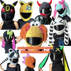 Motorcycle Helmet Cover – Fun & Decorative Full - Face Helmet Accessory - Quincelle.co