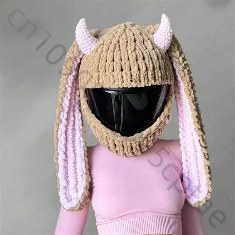 Motorcycle Helmet Cover – Fun & Decorative Full - Face Helmet Accessory - Quincelle.co