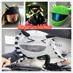 Motorcycle Helmet Cover – Fun & Decorative Full - Face Helmet Accessory - Quincelle.co