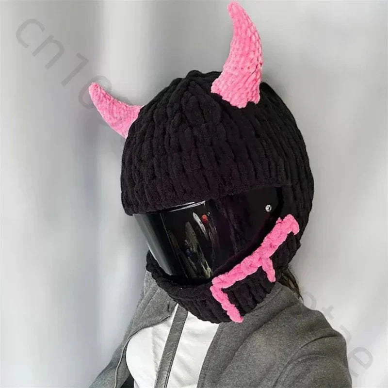 Motorcycle Helmet Cover – Fun & Decorative Full - Face Helmet Accessory - Quincelle.co