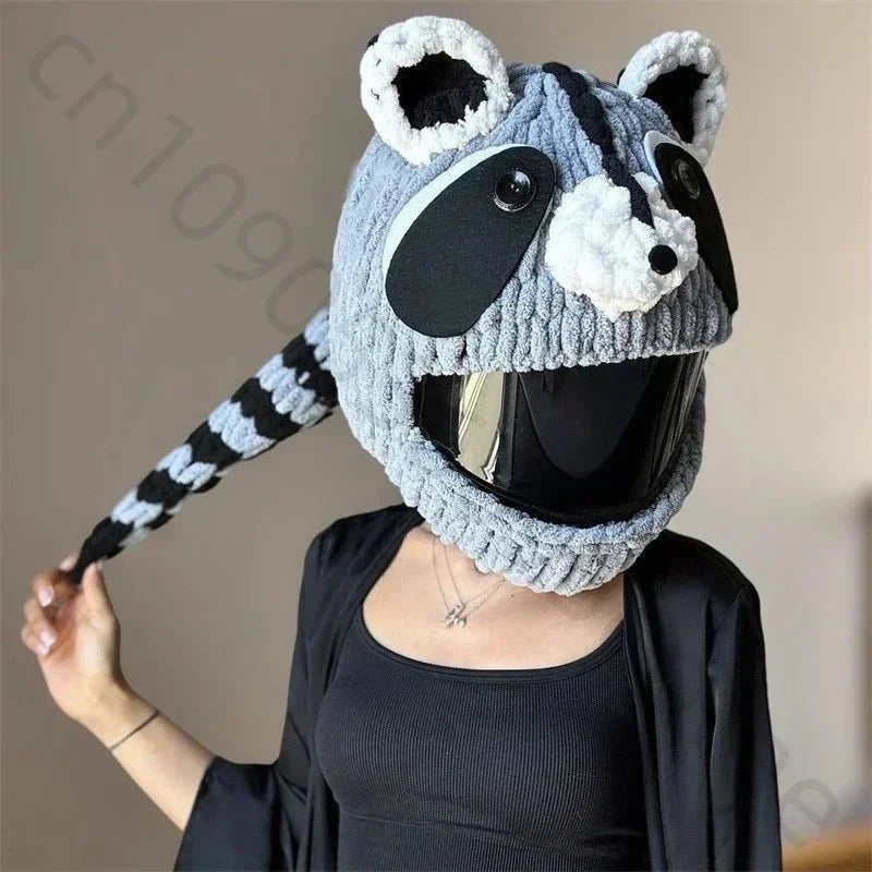Motorcycle Helmet Cover – Fun & Decorative Full - Face Helmet Accessory - Quincelle.co