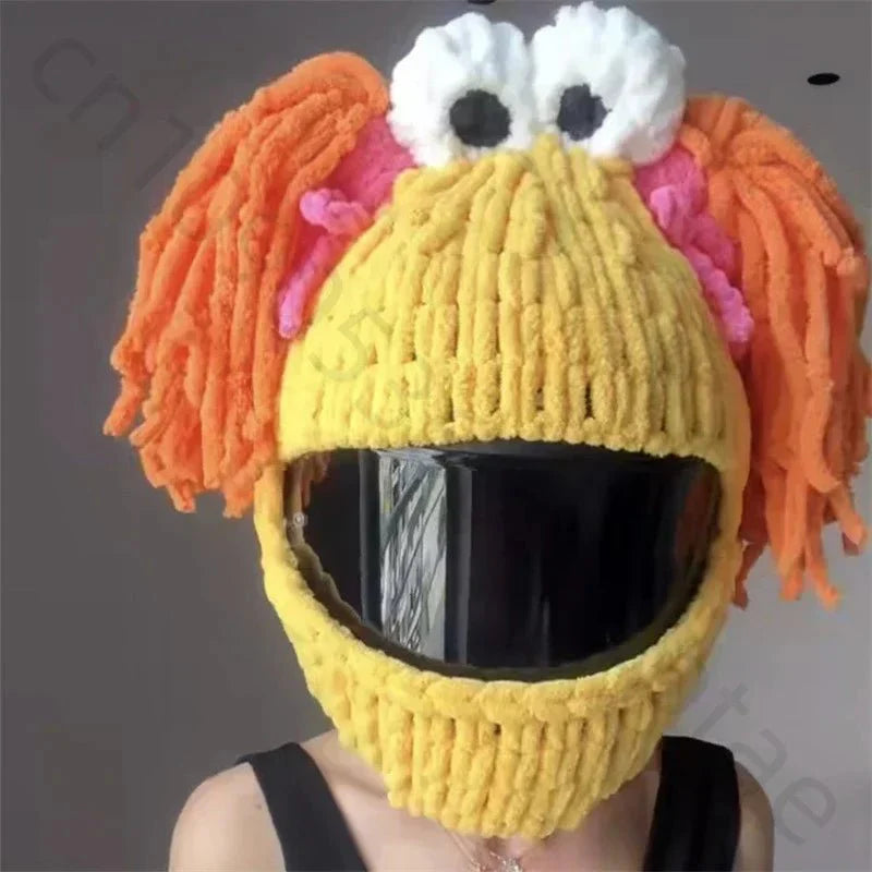Motorcycle Helmet Cover – Fun & Decorative Full - Face Helmet Accessory - Quincelle.co