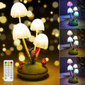 Mushroom Table Lamp with Touch Dimming | LED Bedroom Desk Night Light - Quincelle.co