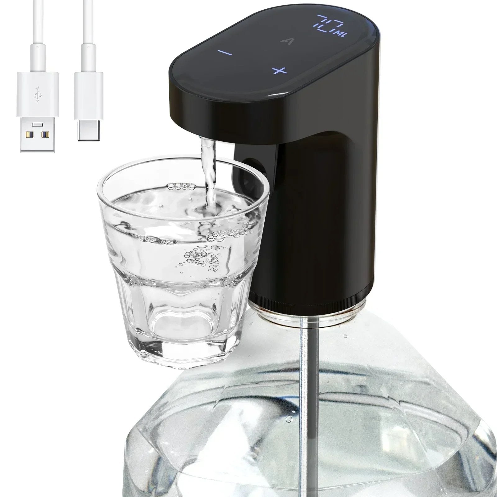 PourSmart Digital Electric Beverage Dispenser Touchless Hot Cold Temperature Control 3 - Speed Countertop - Quincelle.co
