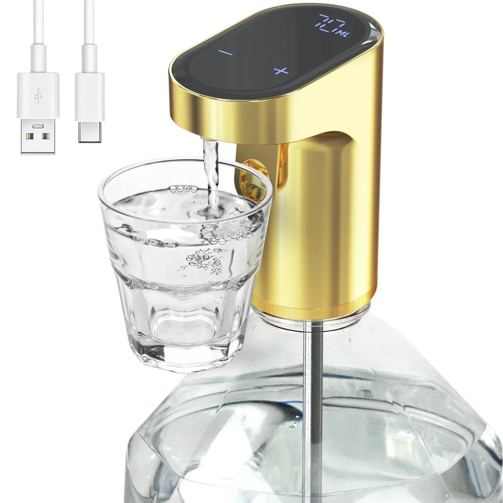 PourSmart Digital Electric Beverage Dispenser Touchless Hot Cold Temperature Control 3 - Speed Countertop - Quincelle.co