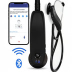 Premium Bluetooth Digital Stethoscope – Wireless 40x Amplified Sound with OLED Display - Quincelle.co