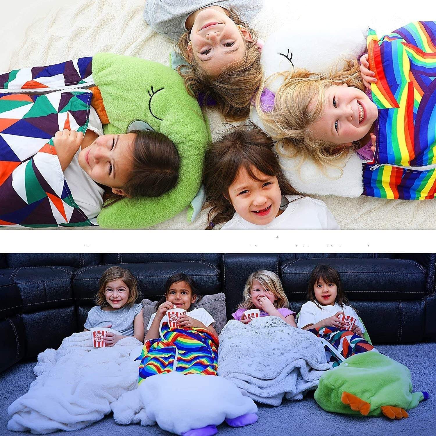 Quincelle 2-in-1 Kids Convertible Pillow Sleeping Bag - Best Plush Gift Fo... — View 4