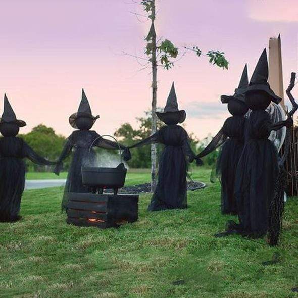 WitchCrow: Halloween Witch Coven Decoration Set - Quincelle.co