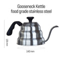 Professional 1L/1.2L Gooseneck Stainless Steel Pour Over Coffee Kettle – 2026 Edition - Quincelle.co