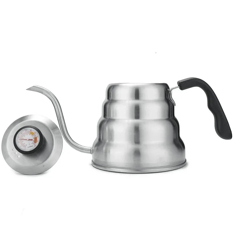 Professional 1L/1.2L Gooseneck Stainless Steel Pour Over Coffee Kettle – 2026 Edition - Quincelle.co