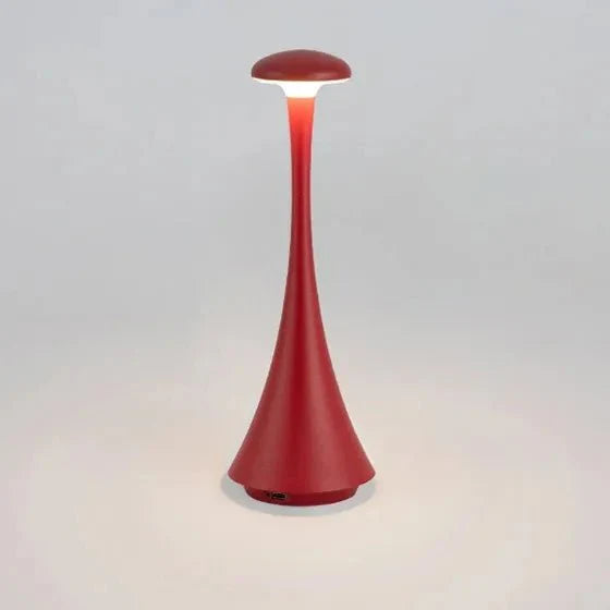 Rechargeable Mushroom Table Lamp Wireless Touch Desk Lamp Bedroom Atmosp... — View 8