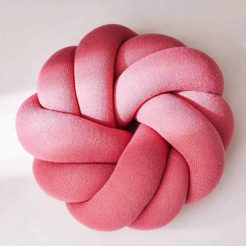 Regina Cotton DIY Hand Knot Back Cushion – Cozy Decorative Lumbar Pillow - Quincelle.co