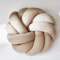 Regina Cotton DIY Hand Knot Back Cushion – Cozy Decorative Lumbar Pillow - Quincelle.co