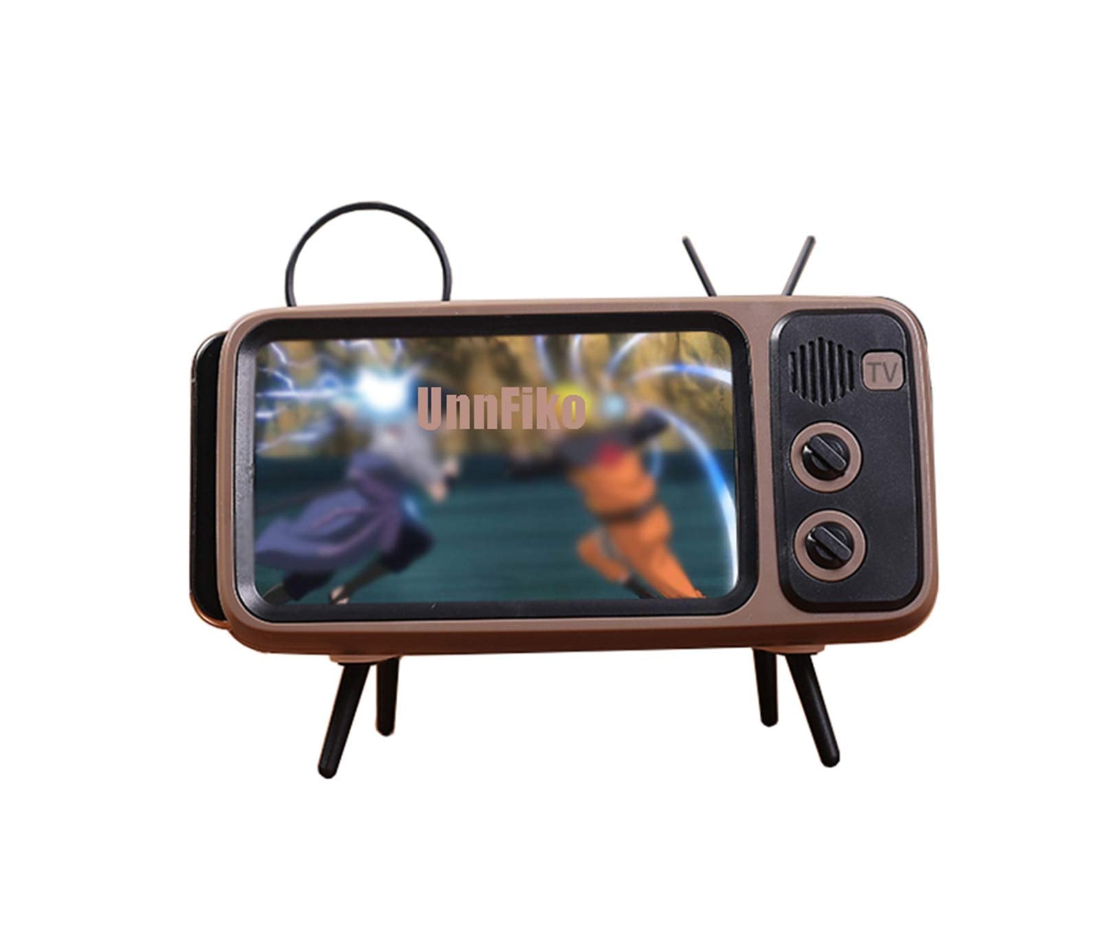 Retro Mini TV Bluetooth Speaker & Phone Holder | 2 - in - 1 Portable Wireless Audio - Quincelle.co