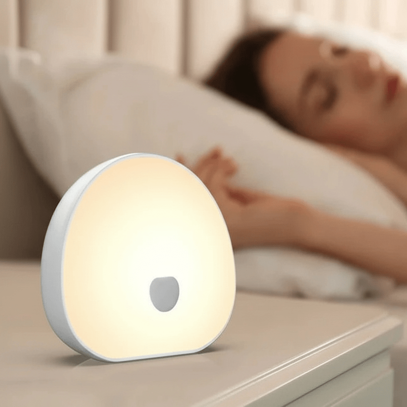 RGB Sleep White Noise Machine: Rechargeable LED Night Light & Relaxing Audio - Quincelle.co