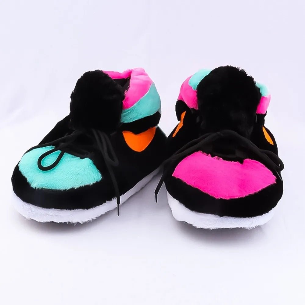 Retro Sneaker Slipper House Shoes – Plush Comfort – Quincelle, view 7