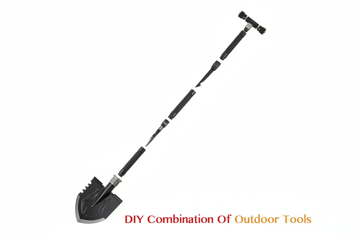 Survival Tool Accessories - Best Tactical Trekking Walking Stick Add - Ons - Quincelle.co