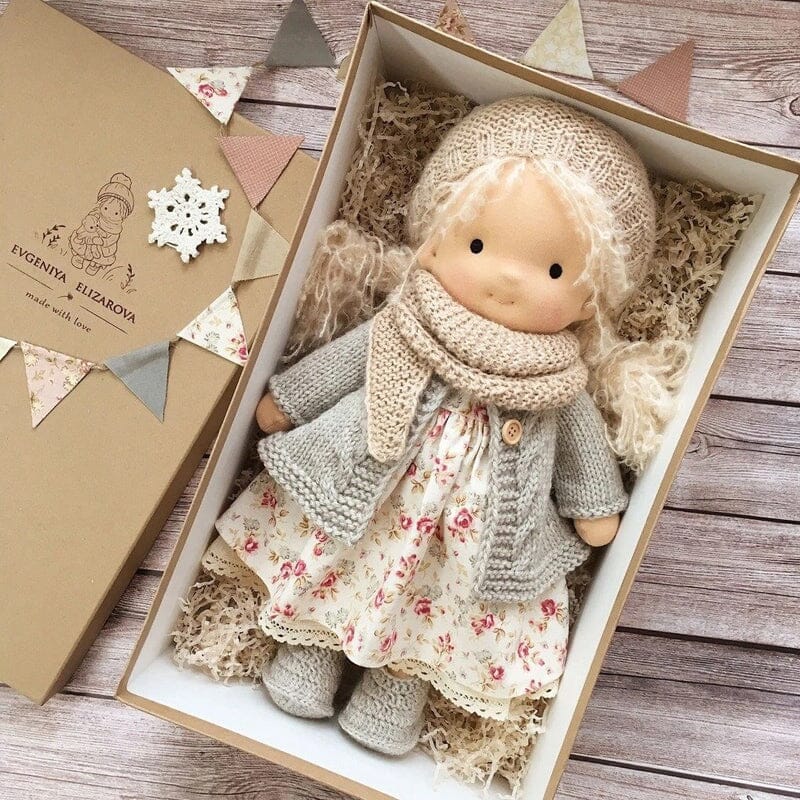Quincelle Waldorf Doll Cotton-Filled Handmade Mini Dress-Up Doll DIY Gift... — View 7