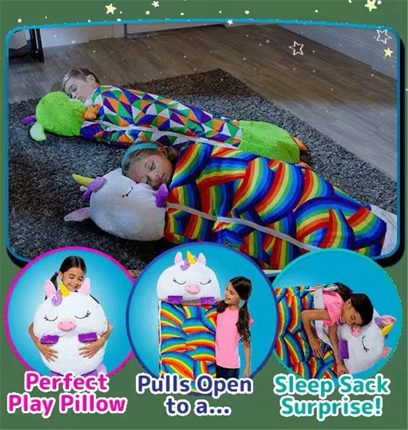 Quincelle Kids Camping Sleeping Bag | The Ultimate Sleepover &amp; Nap Companion - Quincelle.co
