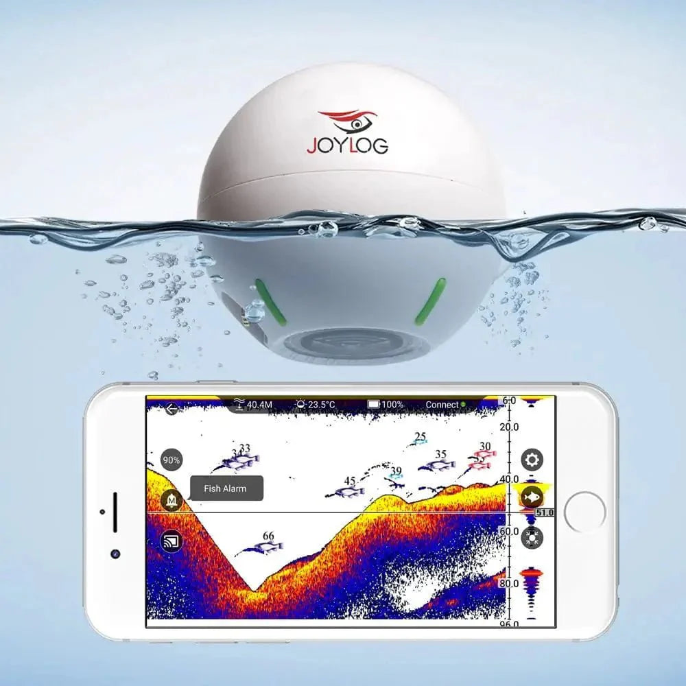SonarPro: Smart Sonar Fish Finder, Rechargeable Wireless Sensor, 40M Water Depth Echo Sounder for Bait Boat and Carp Fishing - Quincelle.co