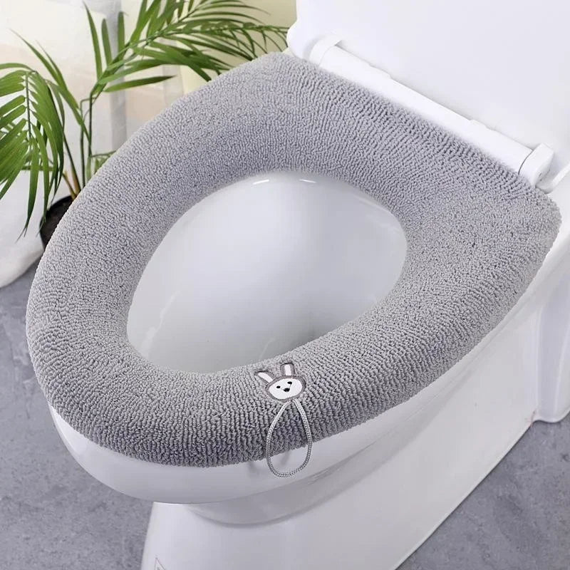 Thicker Bathroom Toilet Seat Cover Pads - Soft Warmer Toilet Seat Cushion - Quincelle.co