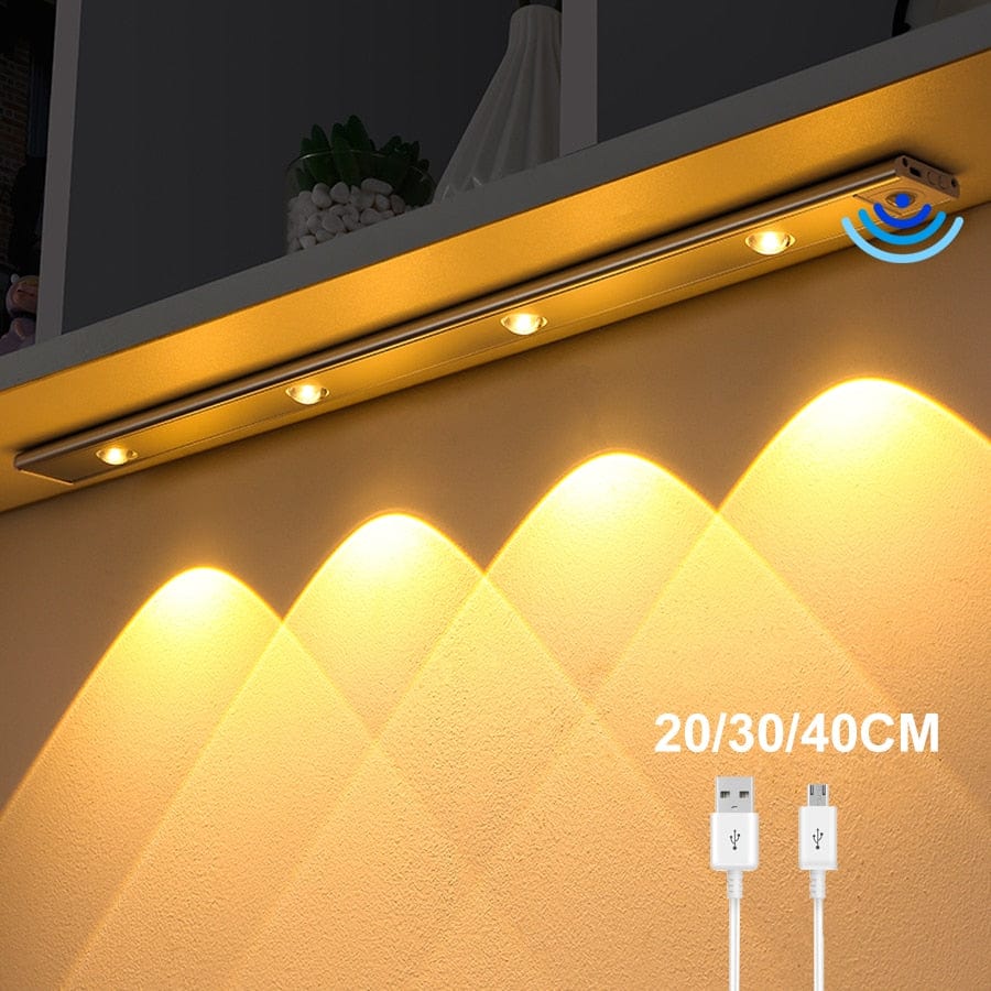 Ultra - Thin LED USB Motion Rechargeable Sensor Night Lights - Quincelle.co