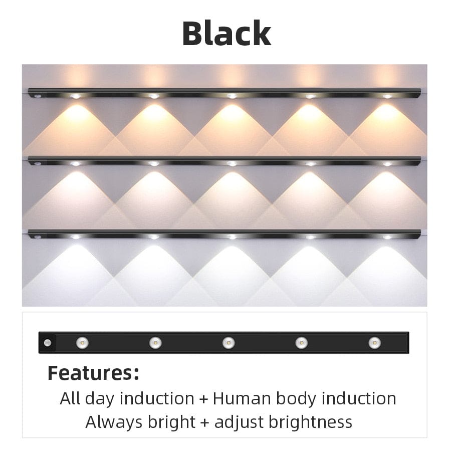 Ultra - Thin LED USB Motion Rechargeable Sensor Night Lights - Quincelle.co