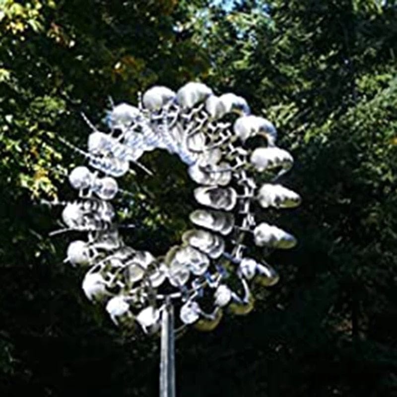 Unique And Magical Metal Windmill | Magic Metal Kinetic Sculpture - Quincelle.co