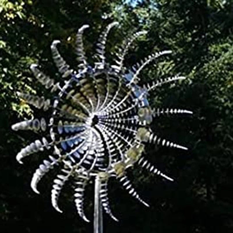 Unique And Magical Metal Windmill | Magic Metal Kinetic Sculpture - Quincelle.co