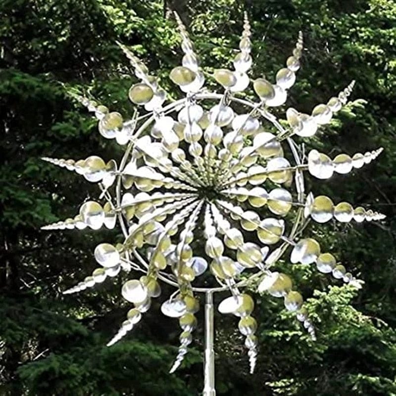 Unique And Magical Metal Windmill | Magic Metal Kinetic Sculpture - Quincelle.co