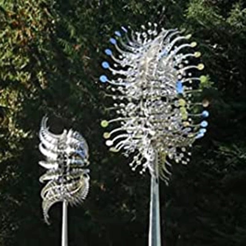 Unique And Magical Metal Windmill | Magic Metal Kinetic Sculpture - Quincelle.co