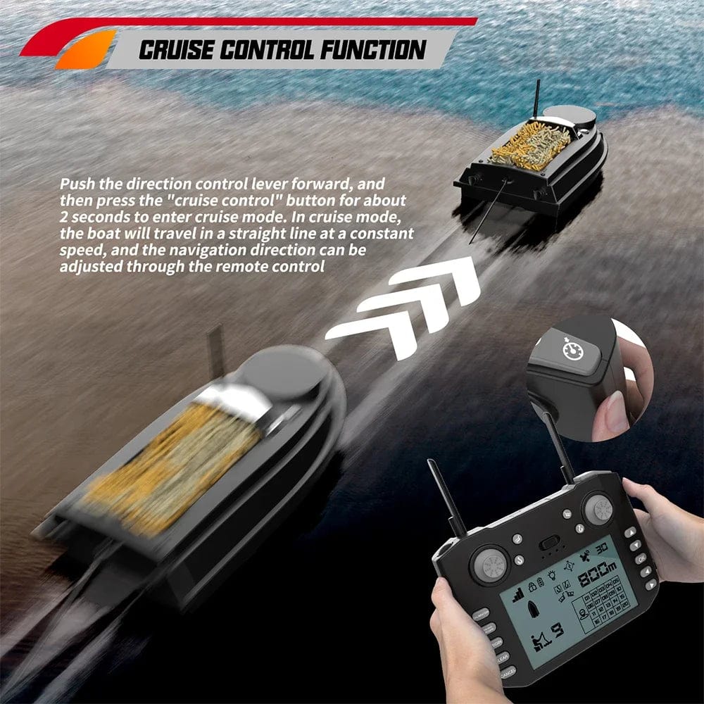 Intelligent V030 High-Power RC Bait Trawler — View 4