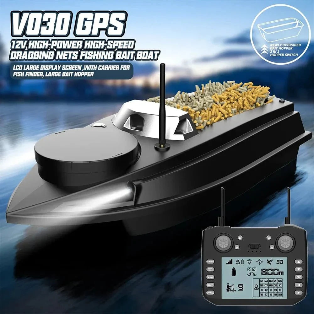 Intelligent V030 High-Power RC Bait Trawler — View 2