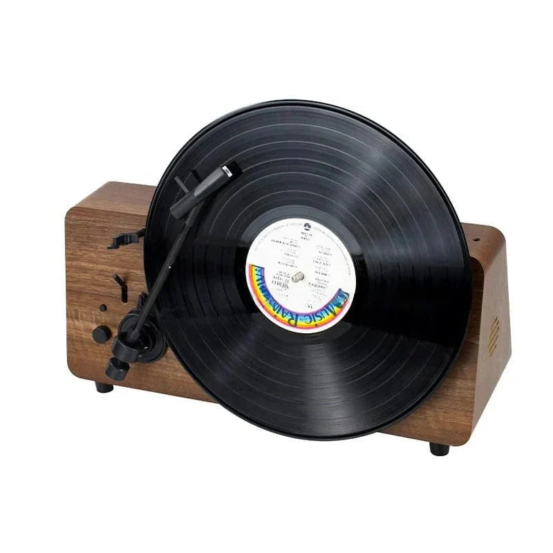 Vertical Record Player - Limited Edition Retro Vinyl Turntable Wooden Gramophone - Quincelle.co