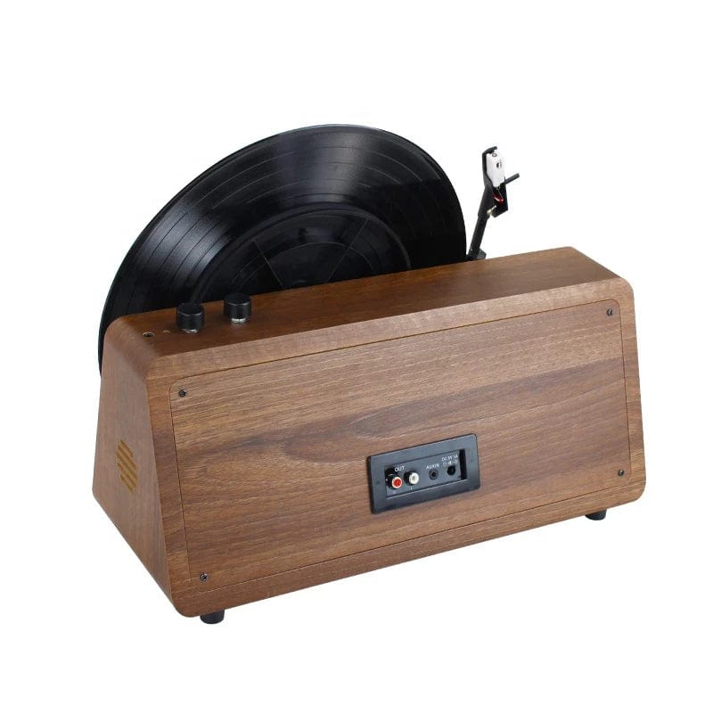 Vertical Record Player - Limited Edition Retro Vinyl Turntable Wooden Gramophone - Quincelle.co