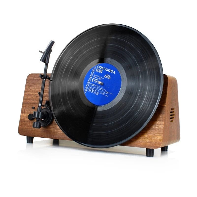 Vertical Record Player - Limited Edition Retro Vinyl Turntable Wooden Gramophone - Quincelle.co
