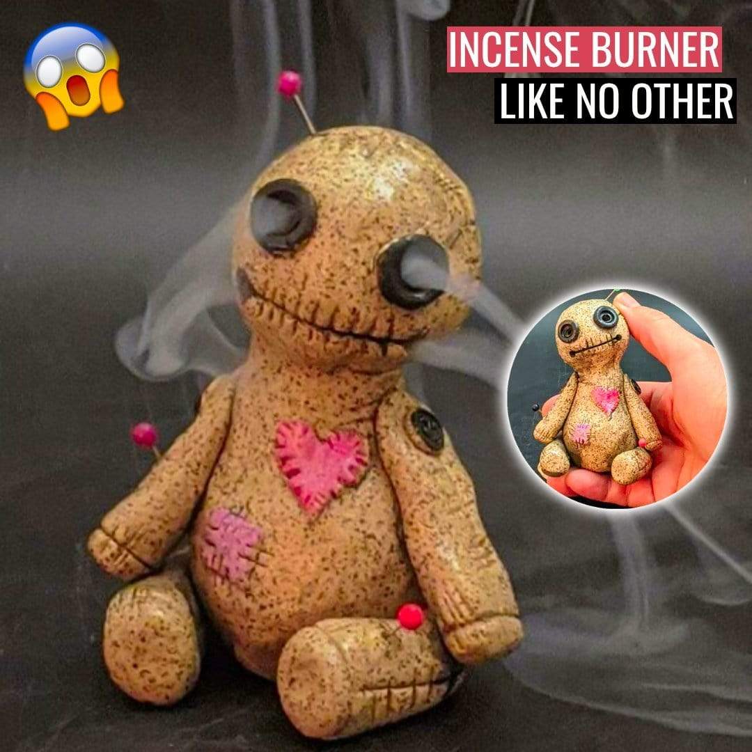VoodooSense - Incense Burner Voodoo Doll - Quincelle.co