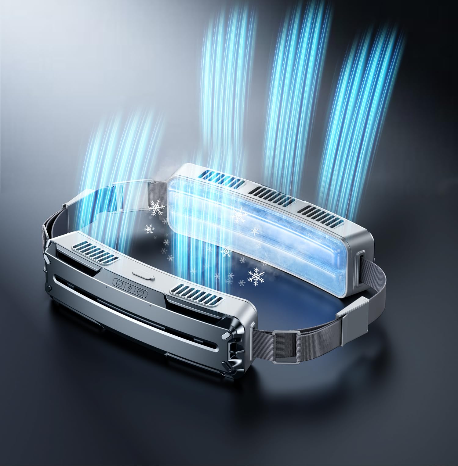 Wearable Waist Belt Fan Rechargeable 10000mAh, Portable Clip - On Cooling Fan 16000RPM 25H Outdoor Camping - Quincelle.co