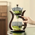 ZenFlow™ Chinese Glass Tea Set | Premium Magnetic Switch Infuser Teapot - Quincelle.co